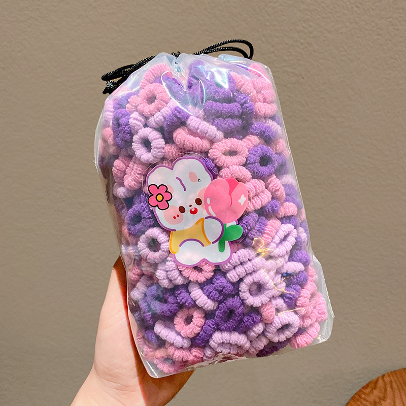 El anillo de toalla para niñas no lastima el cabello cuerda para el cabello banda de goma elástica bebé lazo para el cabello anillo de toalla accesorios para el cabello para niños