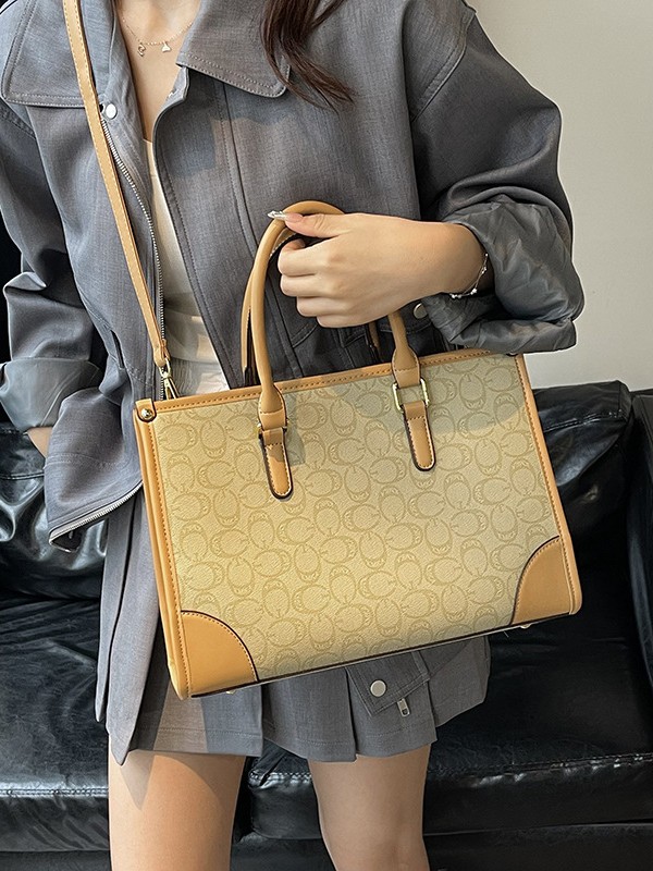 Bolso de mujer transfronterizo nuevo clásico de moda retro impresión bolso de mano de gran capacidad de viaje mochila de viaje