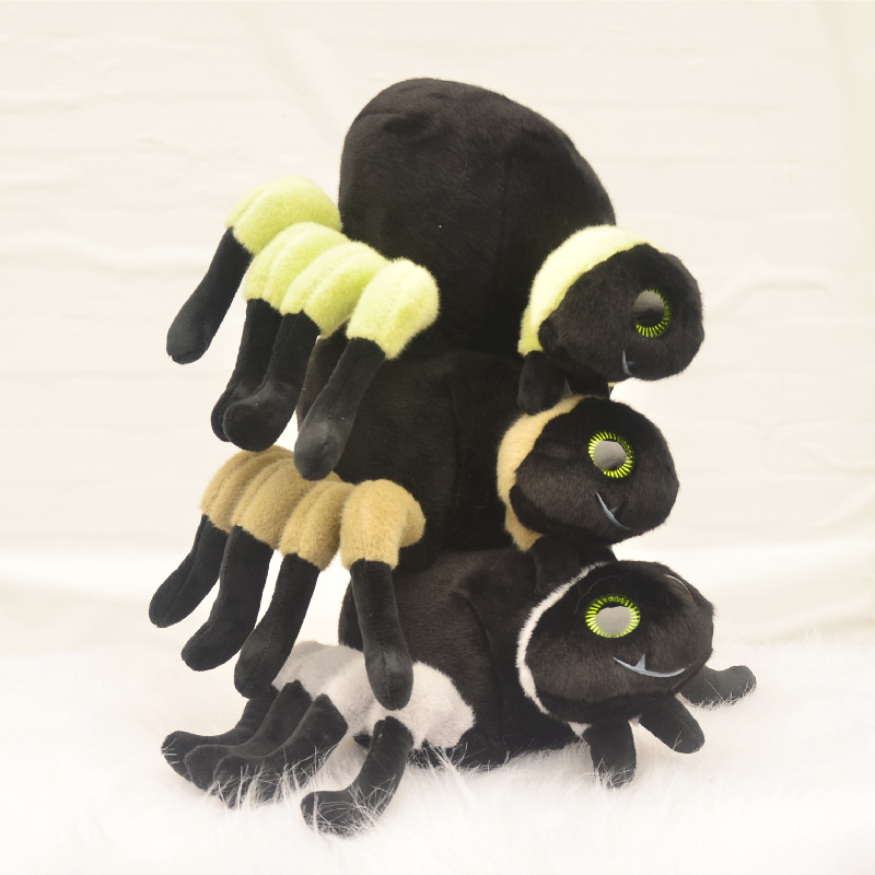 Juguete de peluche de araña grande de simulación Muñeca de animal divertida y complicada Regalo de Halloween Nueva muñeca de amor para niños y niñas