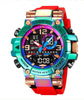 Stryve's new sports colorful night light electronic waterproof watch multifunctional student watch cross -border issuance 8025