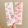 Children's elastic hair rope with pigtail, cartoon cute hairpins, hair accessory, no hair damage