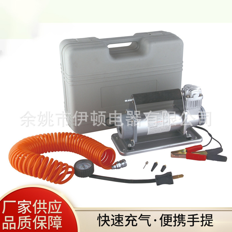 12v直流汽车充气泵车载充气泵汽车轮胎打气机