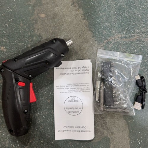 Electric screwdriver, rechargeable household mini drill, fully automatic small screwdriver, divine t