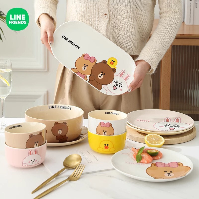 食器のギフトボックスのセットの碗の皿の組み合わせの家庭用陶磁器の碗の皿のセットの高い顔の値の碗の箸のスープの碗の皿の卸売り|undefined