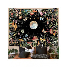 X 51807 Butterfly moon phase five star tablecloth ����������