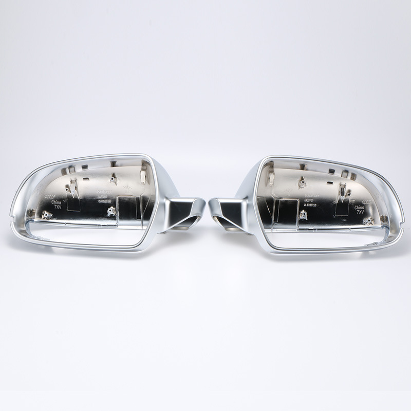 2db króm oldalsó szárnyas tükör védőkupakok A4 A5 S5 B8.5 RS5 RS4 RS3 ezüst matt 2012 2013 2014 2015 2016 A3 8P számára_voghion.com