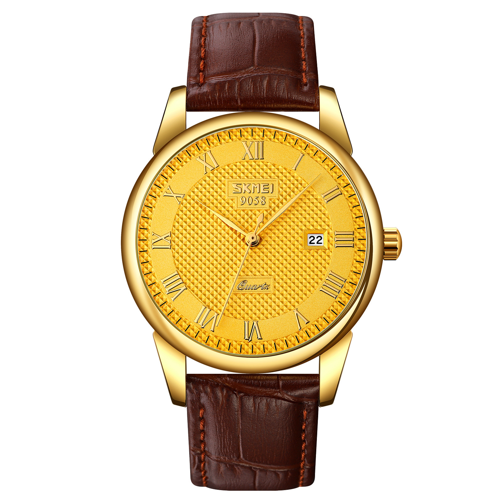 Gold Shell Brown Belt Gold Face (hombre)
