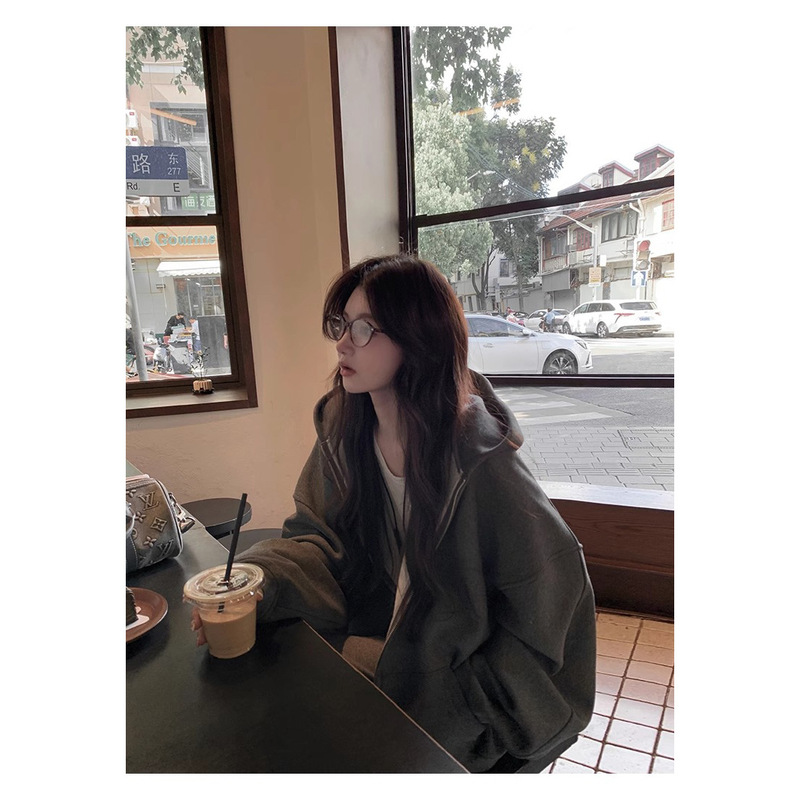 2729 #   1 Piece of 1Z1Zgun, the Same Hooded Fleece-Lined Sweatshirt as Jue Jingyi in N Versions