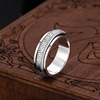 Retro accessory, trend ring suitable for men and women, wholesale, silver 925 sample