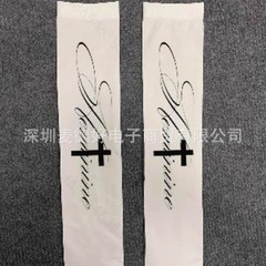 ins字母印花袜子跨境女日系过膝袜四季JK袜款街头外贸批发