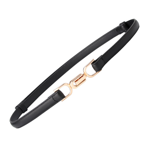 Cool belt for women with buckle, adjustable thin belt, Korean style fashionable simple dress decoration small belt factory wholesale