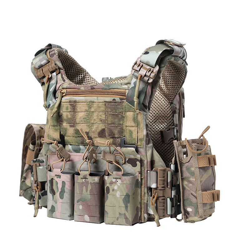 Chalecos tácticos de nylon transfronterizos chalecos tácticos de secado rápido para hombres chalecos CS individuales montados en equipos de protección chalecos tácticos multifuncionales