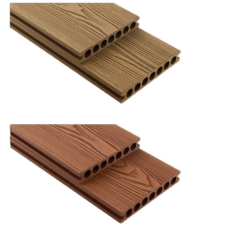piso de madera plástica al aire libre segunda generación de madera plástica extrudida piso de madera al aire libre terraza terraza terraza terraza azote jardín patio anticorrosión image 5