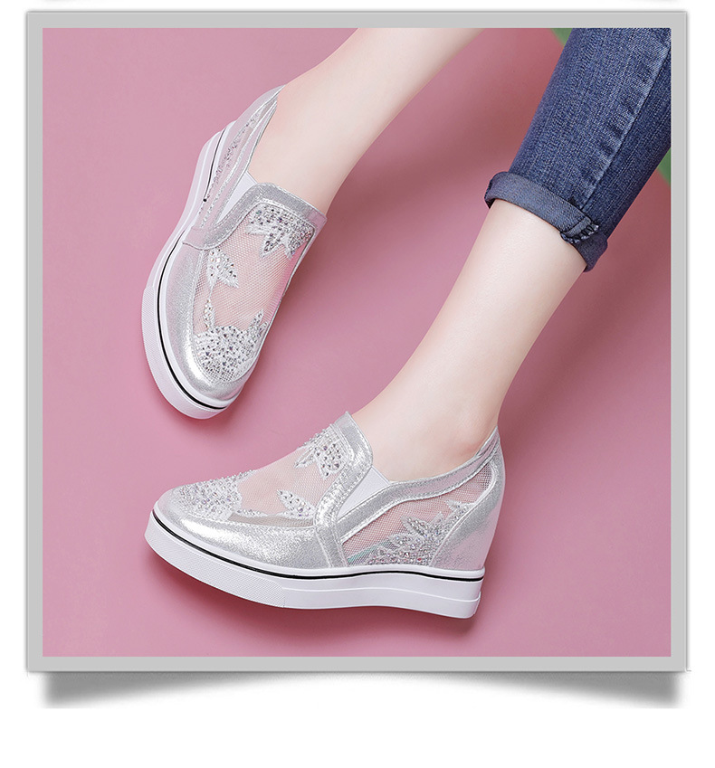 Giày sneaker nữ lưới thoáng khí tăng chiều cao bên trong mùa xuân hè 2024 — JST 9131 trắng [kiểu tăng chiều cao bên trong], ML 6x252 trắng [tăng chiều cao bên trong], ML 6x252 Bạc [tăng chiều cao bên trong], JST 11068 trắng [kiểu tăng chiều cao bên trong] chi tiết 14
