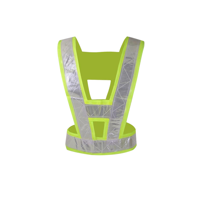 Qixin V-type chaleco reflectante chaleco ligero construcción de tráfico de carretera ropa fluorescente de montaje ropa de seguridad personalizada
