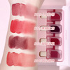 Lip gloss, set, matte moisturizing lipstick, translucent shading