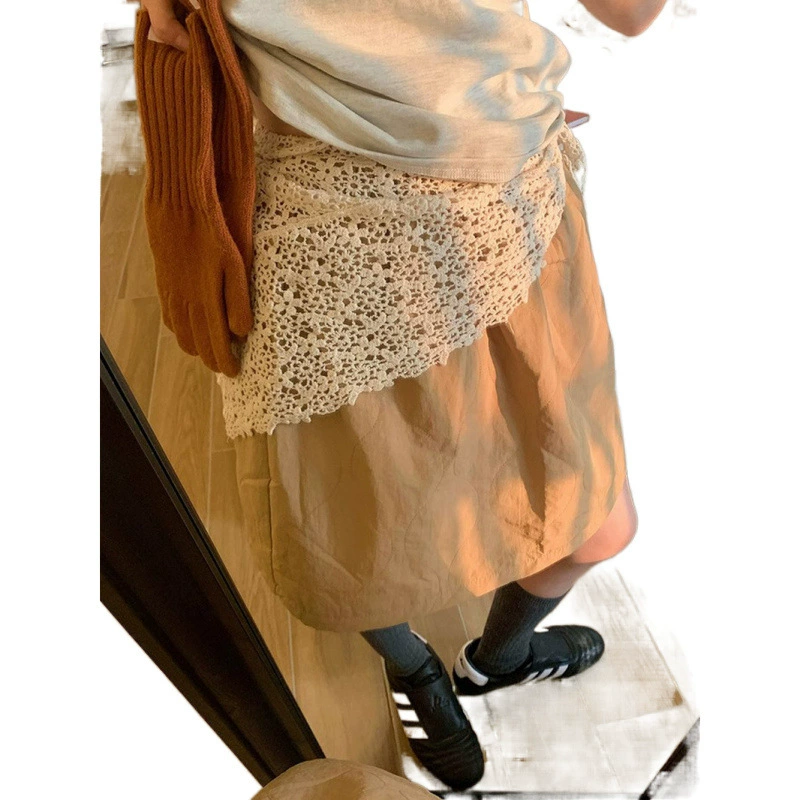 Retro curtain, knitted lace cloak, scarf