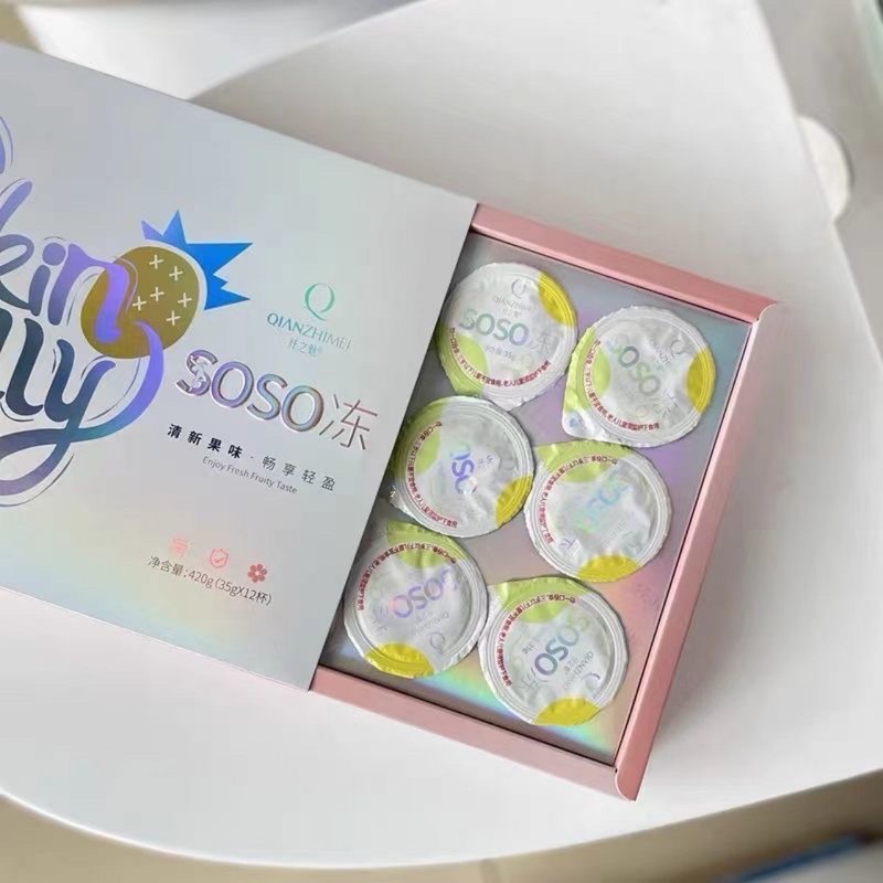 Xianzhi Mei soso ゼリー強化版 35g*12 カップ マイクロビジネス Douyin 同じスタイルの独立包装食事の救世主|undefined