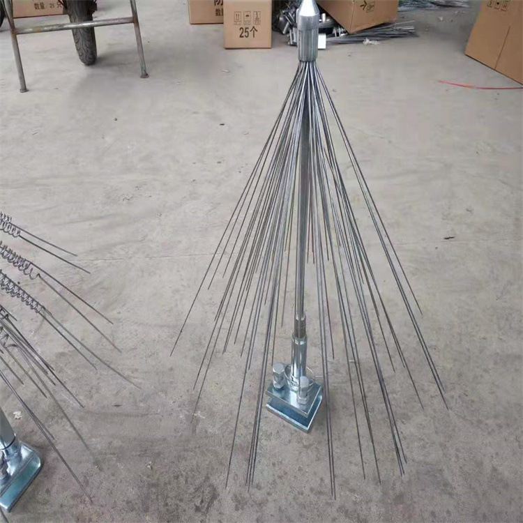 电力防护金具 防鸟刺 驱鸟器  型号全镀锌钢丝防鸟刺  多规格驱鸟