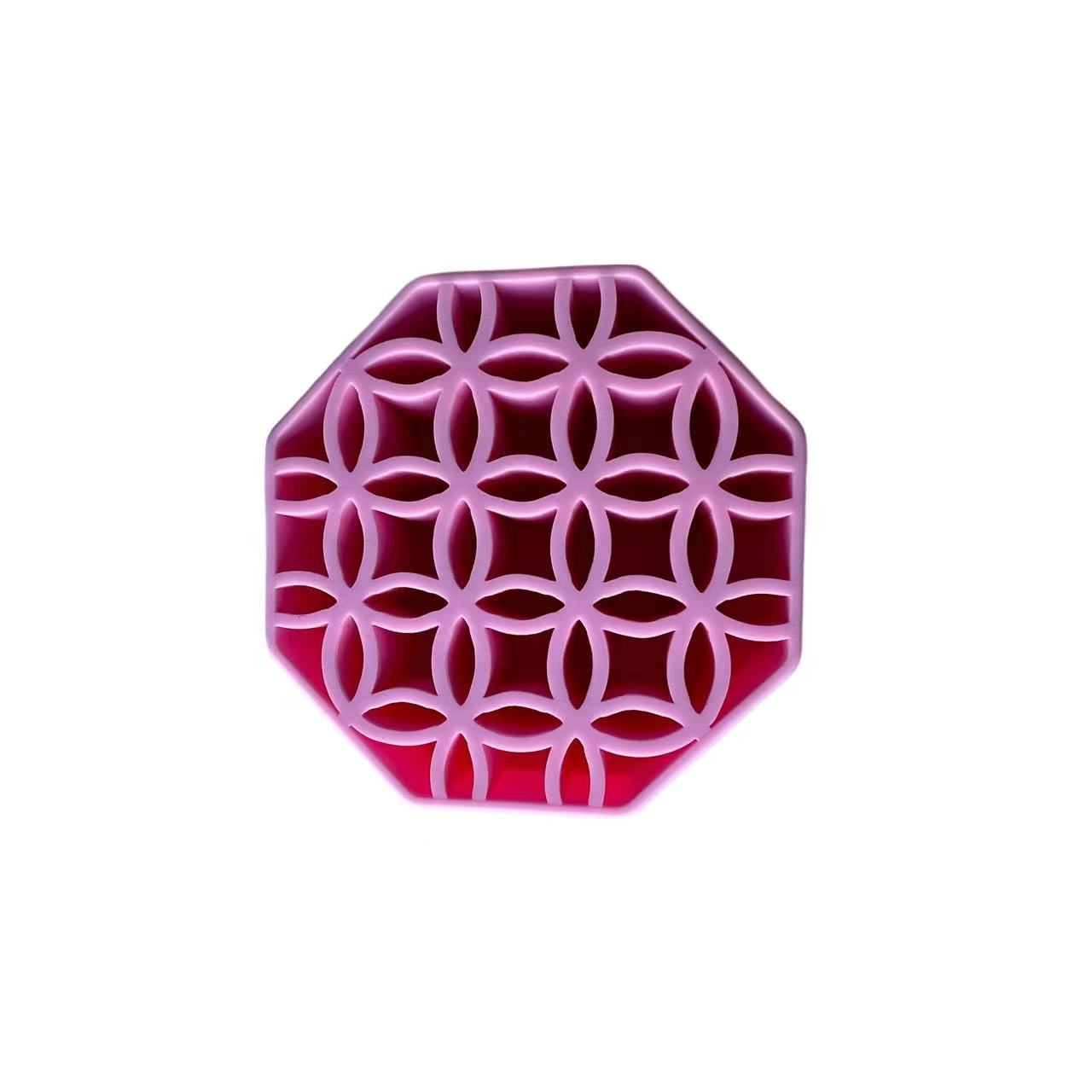 Silicona maquillaje cepillo limpiador polvo puff belleza huevo secado estante esponja cepillo limpieza en seco herramienta de limpieza lavado tazón