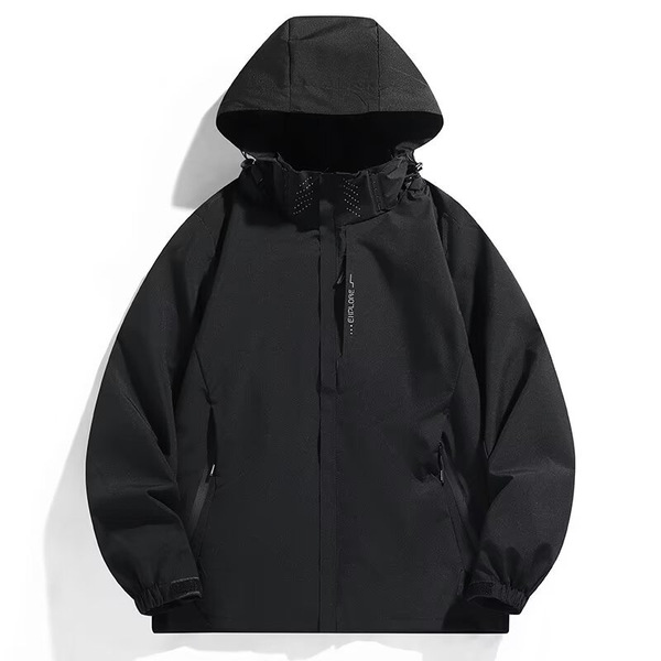 Travel solid color windproof waterproof jacket for men and women