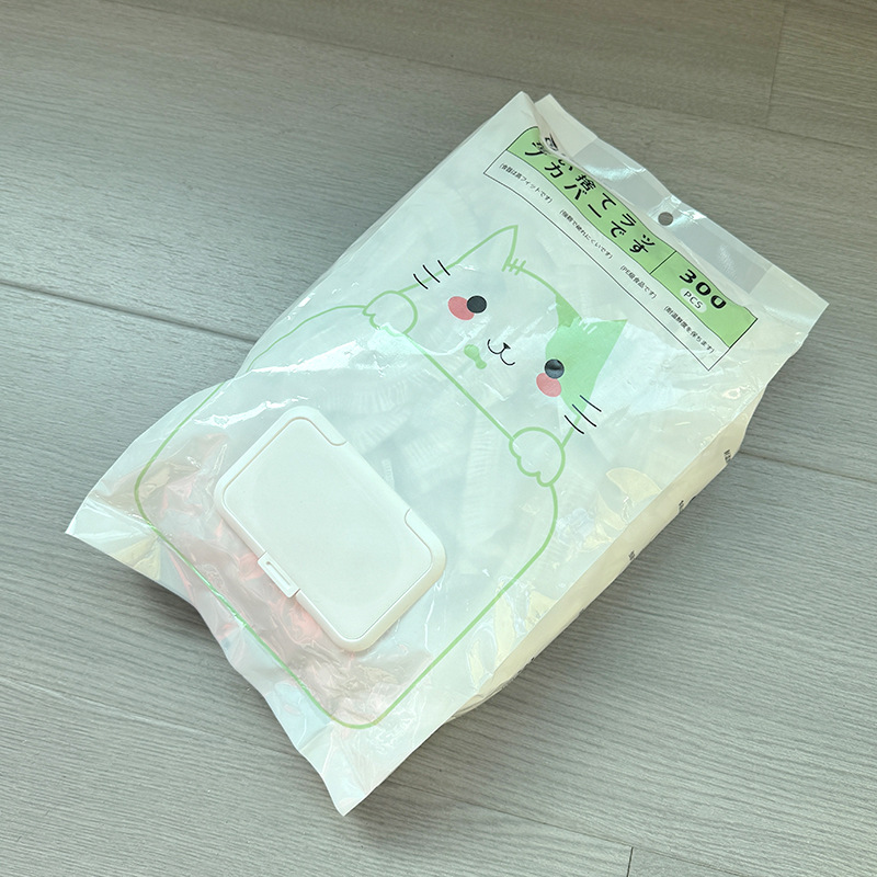 Kedi tek kullanımlık elastik taze tutma kapağı gıda sınıfı özel plastik ambalaj torbası çok fonksiyonlu buzdolabı artık tabak kapağı filmi