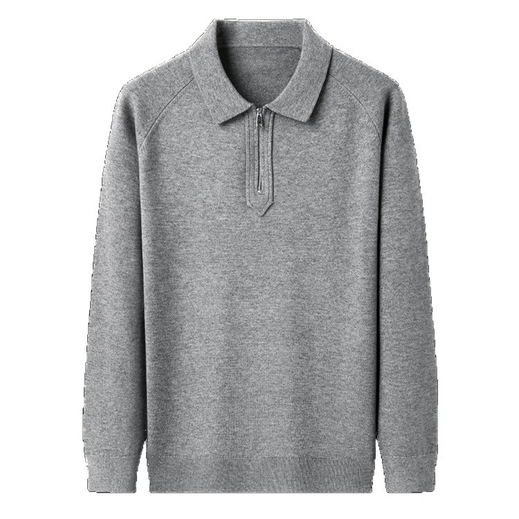 V-collar polo hombre transfronterizo overcoat de invierno de otoño de punto interior de invierno transfronterizo hombre casual ropa exterior de moda de lana