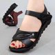 Summer Hot Sale Women's Beach Shoes Mother Sandals Waterproof Soft Sole Cave Shoes Comfortable Casual Middle-aged and Elderly Milk Shoes
