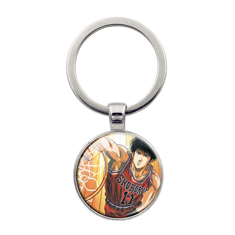 Брелок Slam Dunk Time Gem, аниме-ключ, персонажи Сакураги/Ханнада/Рукава/Каэдэ, автомобильный кулон