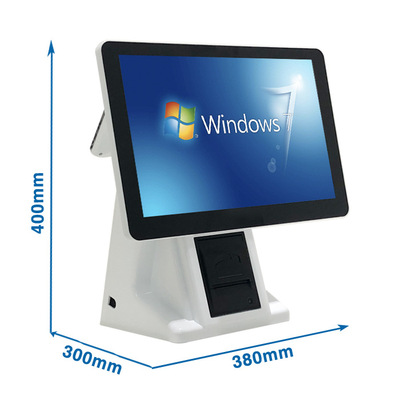 觸摸屏收銀機餐飲點菜壹體機POS收款機點雙屏奶茶收銀機結算設備