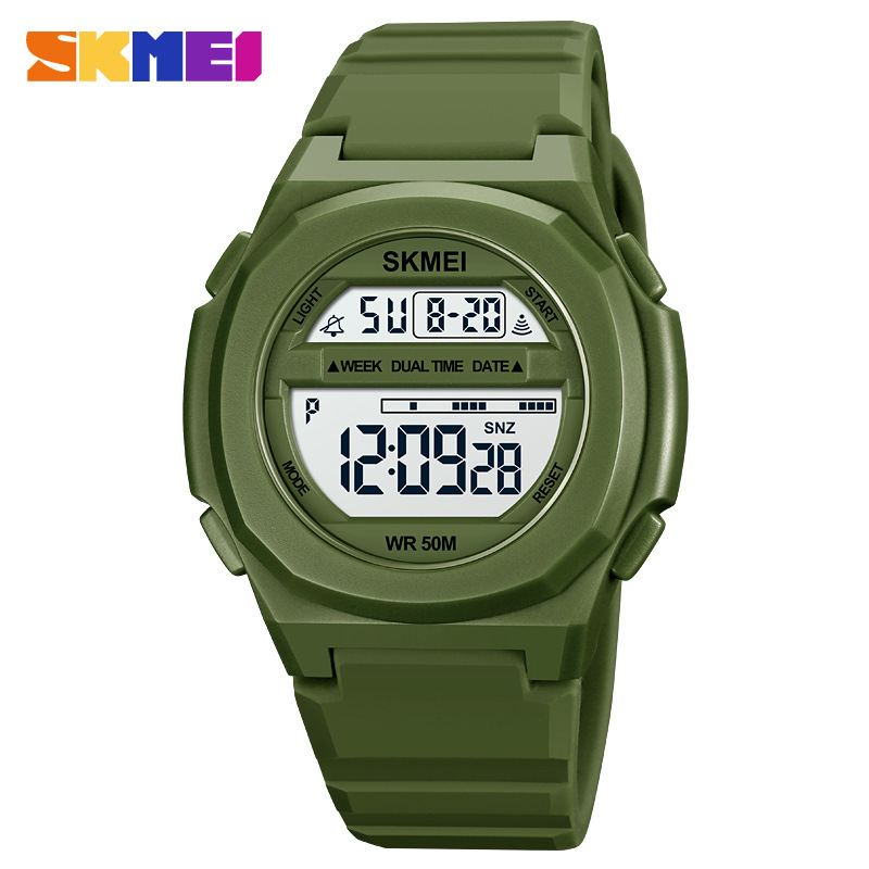Skmei deportes al aire libre apariencia de los hombres y las mujeres multi-funcional reloj impermeable de los hombres de moda reloj electrónico 1821