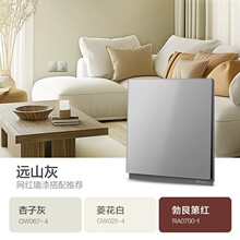 公牛开关超薄玻璃磨砂面板批发G67灰色正品家用五孔插座16a插座