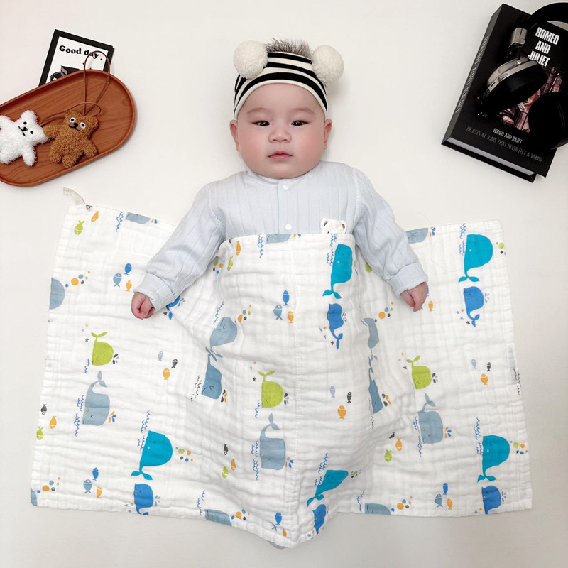 Baby Sleeping Belly Protector, Pure Cotton Gauze, Class A, All-Cotton Bath Towel, Newborn Belly Cover, Soft Baby Sleeping Belly Protector, Pure Cotton Gauze, Class A, All-Cotton Bath Towel, Newborn Belly Cover, Soft