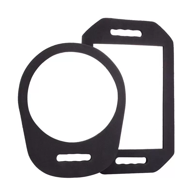 热销款简约家用发廊镜子方形圆形泡沫边框不易破碎后背镜化妆镜子