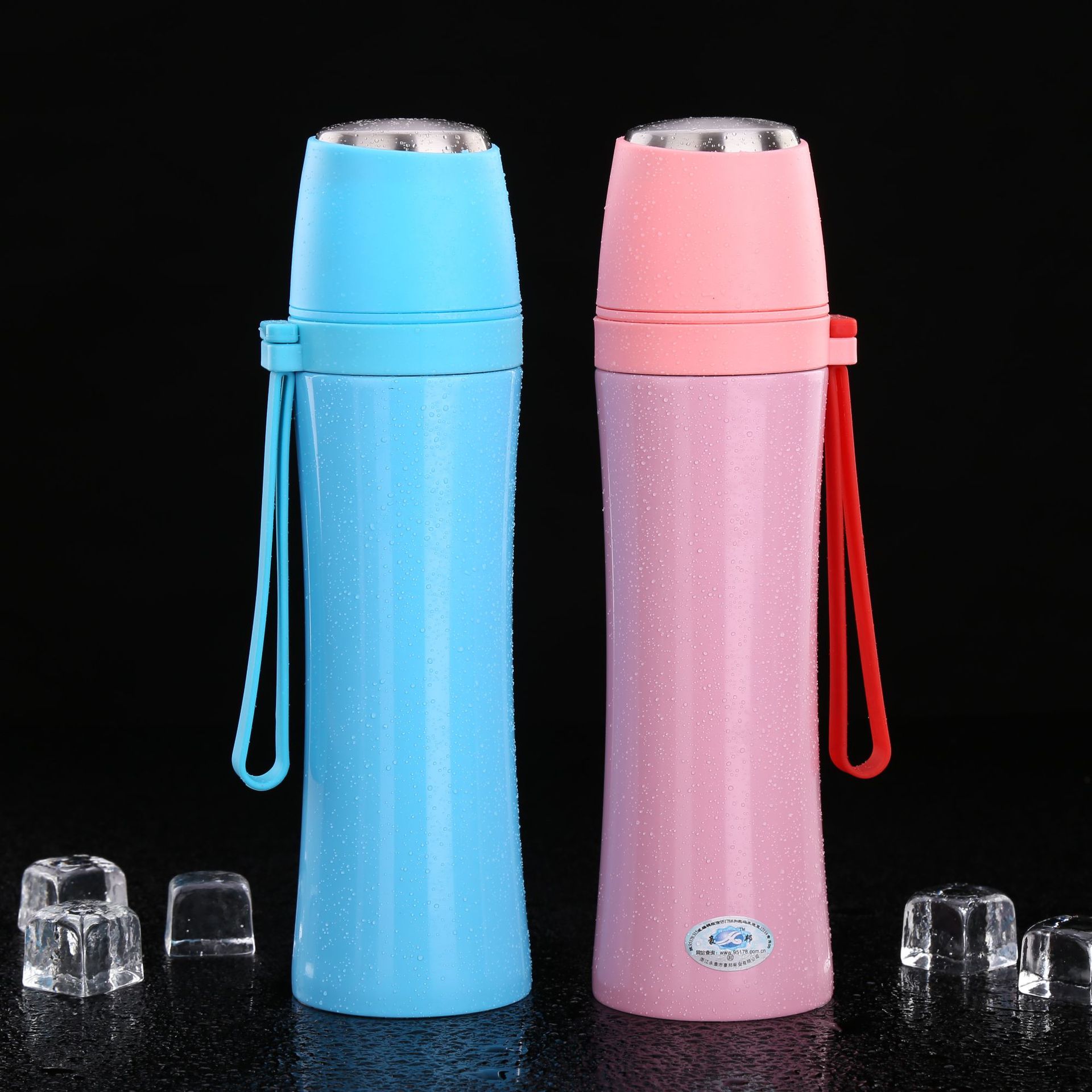 Nuevo estilo coreano diosa taza 304 portátil de acero inoxidable aislamiento térmico regalo creativo taza de agua logotipo grabado entrega de una pieza