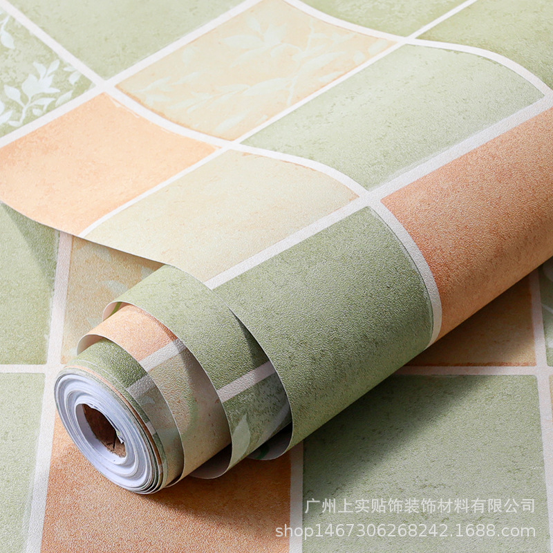 F01 라이트 그래스 그린 플라워 [두꺼운 반투명]