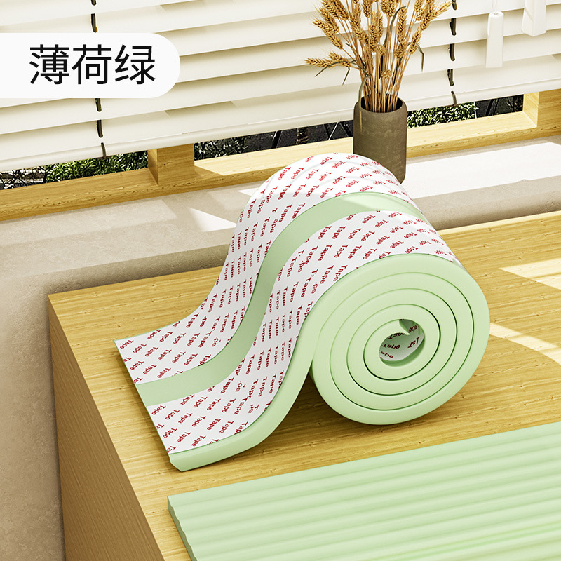 Tira anticolisión Tira protectora para el hogar del bebé alféizar de la ventana borde de la esquina almohadilla de esponja anticolisión bolsa suave espuma anticolisión etiqueta de la pared