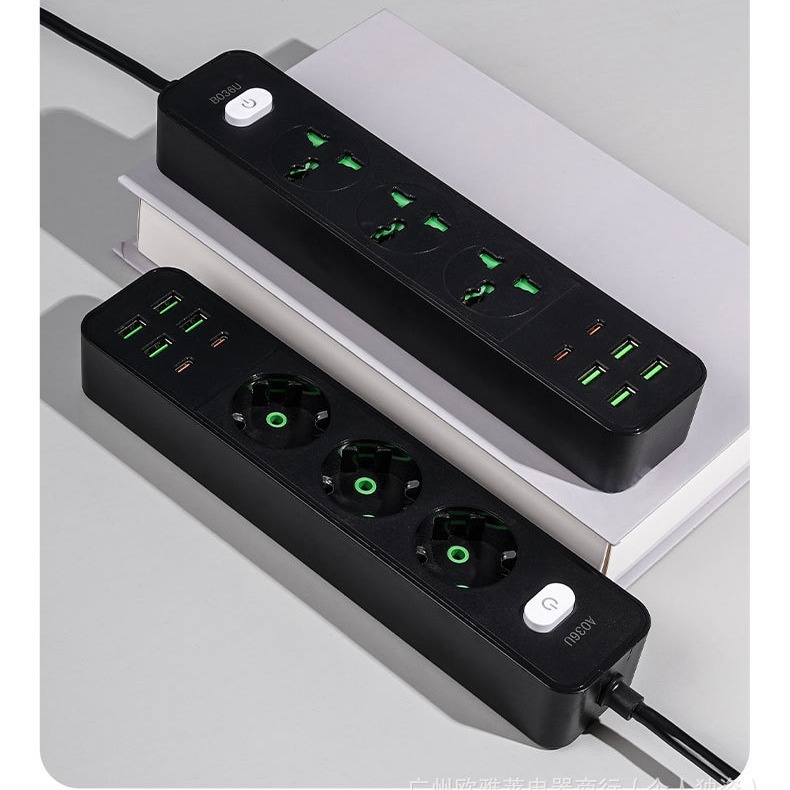 Explosiones de venta directa estándar europeo una variedad de placa de enchufe de alimentación USB Asia Central Oriente Medio Ucrania Alemania Rusia enchufe lote