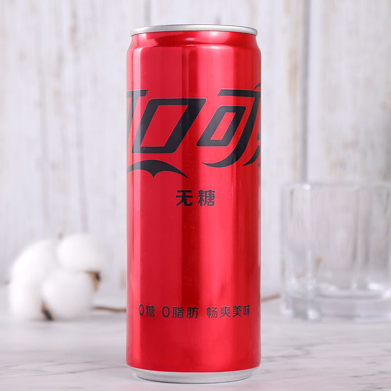 Coke Zero Sugar-free cola soda 330ml * 24 cans of carbonated drinks genuine goods new products