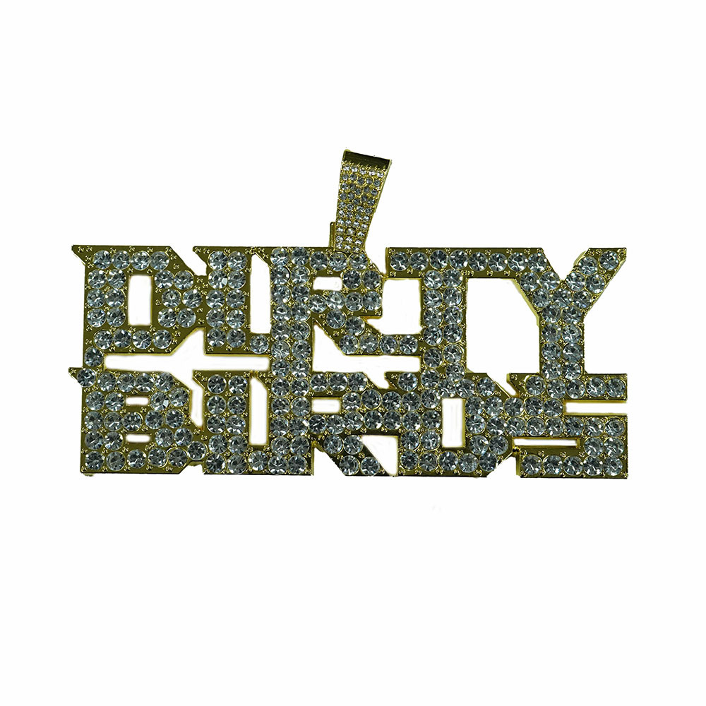 DIRTYBIRDS Super Bowl Rugby Atlanta Falcons Colgante Rock Punk Personalidad Collar Hombre