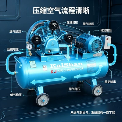 Kaisan piston-type air compressor, Hava kompressorları