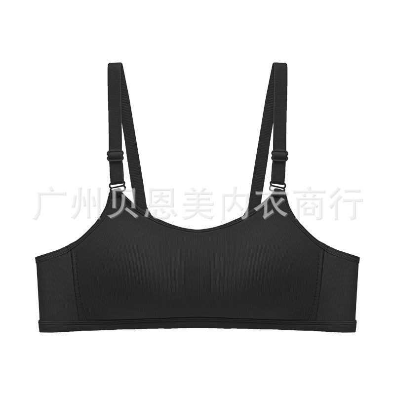 汕头内衣薄款夏季舒适透气无痕抹胸无钢圈上托聚拢防走光美背文胸|undefined