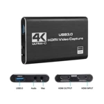 跨境USB3.0采集卡hdmi4k视频采集卡游戏 直播采集卡录制ms2131