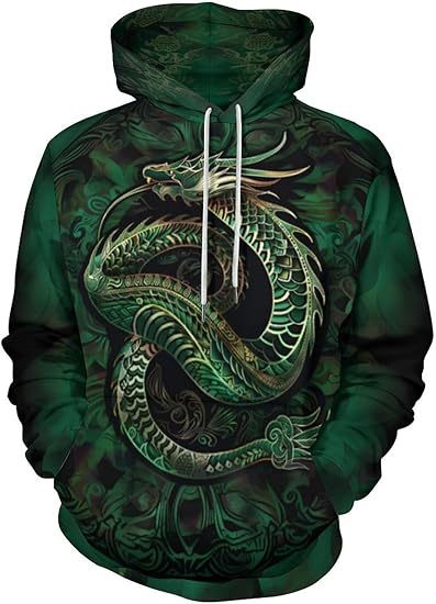 Men’s 3d Printed Pullover Hoodie Thermal Winter Sweatshirt_voghion.com