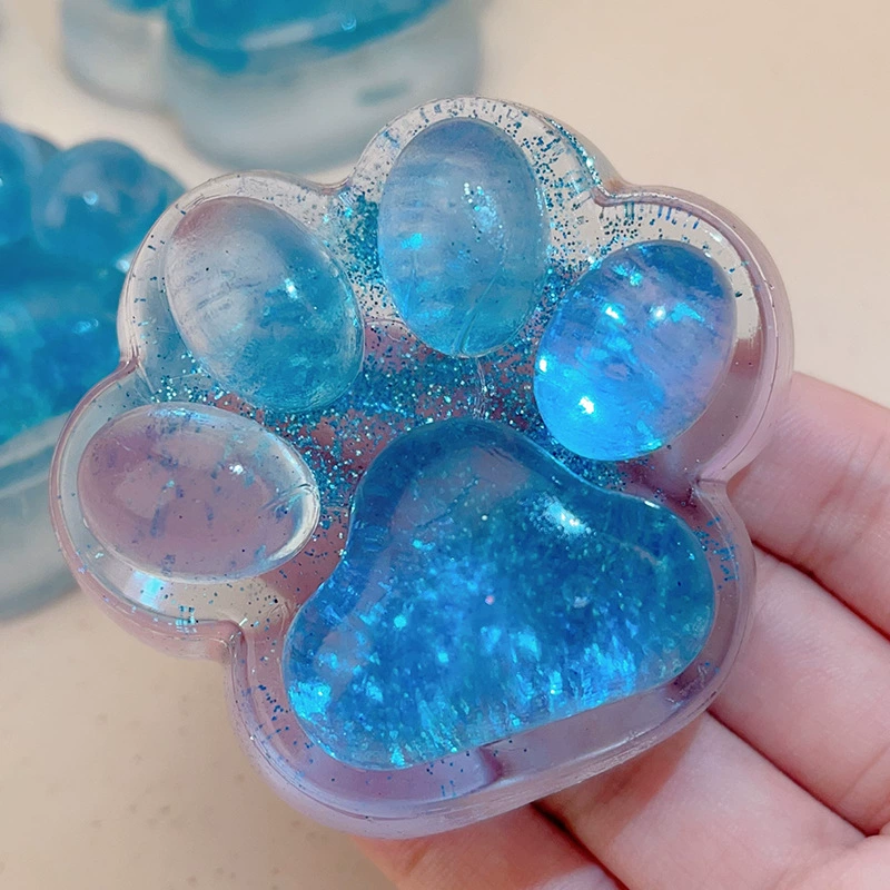 Лед в мерцающий кошачий кошачий когти