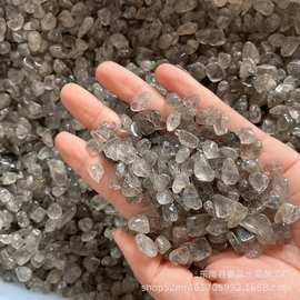 厂家批发天然火龙果碎石白水晶黄水晶鱼缸花盆扩香小颗粒消磁石