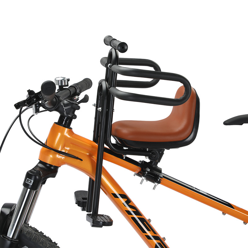 Mountain Bike Front Child Seat Baby Full Surround Seat Bicycle Baby Seat Folding Bike Front Seat