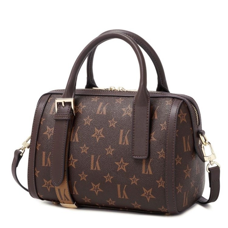 品牌代购名牌小包包女包2025新款潮老花单肩斜挎包真皮枕头包迷你