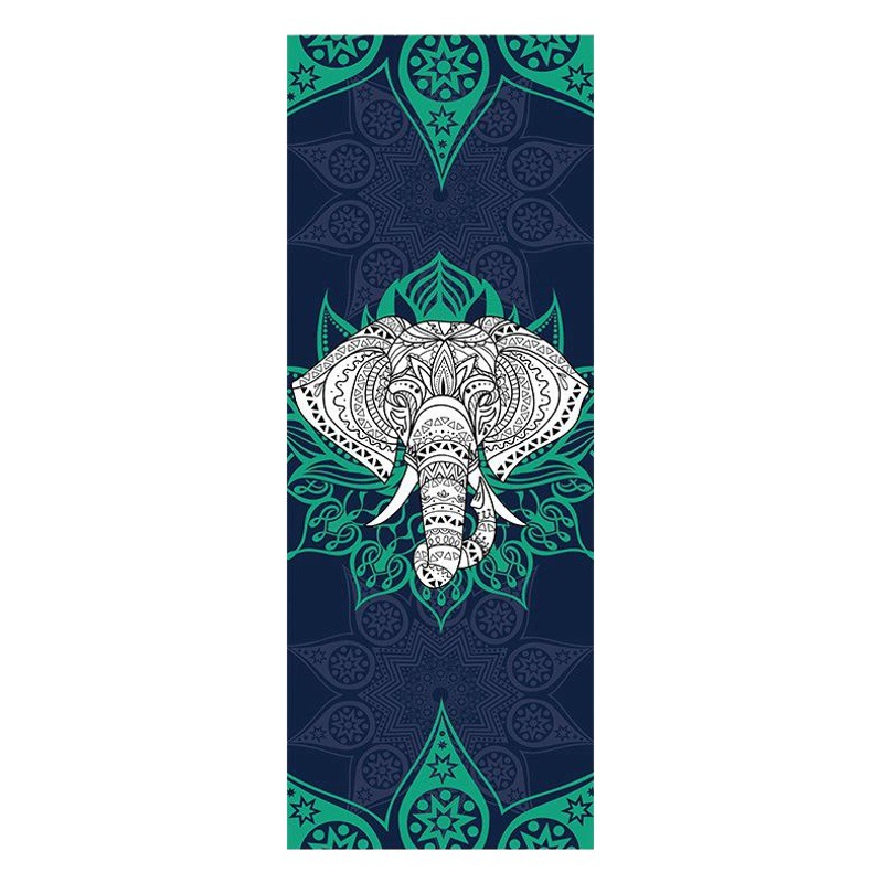 Portable Hygienic Public Yoga Mat Covering Towel Sweat-absorbent Anti-wet Smooth Yoga Covering Towel Printed Yoga Towel Yoga Blanket