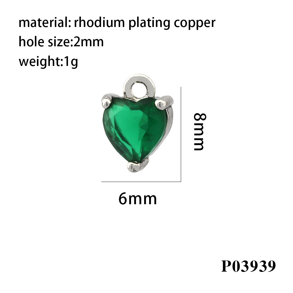 2g Weight Pendant Jewelry Making Type 18K Gold Plated Plating Material DIY Jewelry Accessories Classification 1 Piece Quantity Copper Material Heart Shape Pattern All Seasons Season Simple Style Style 1 Piece Copper 18K Gold Plated Heart Shape Pendant 18